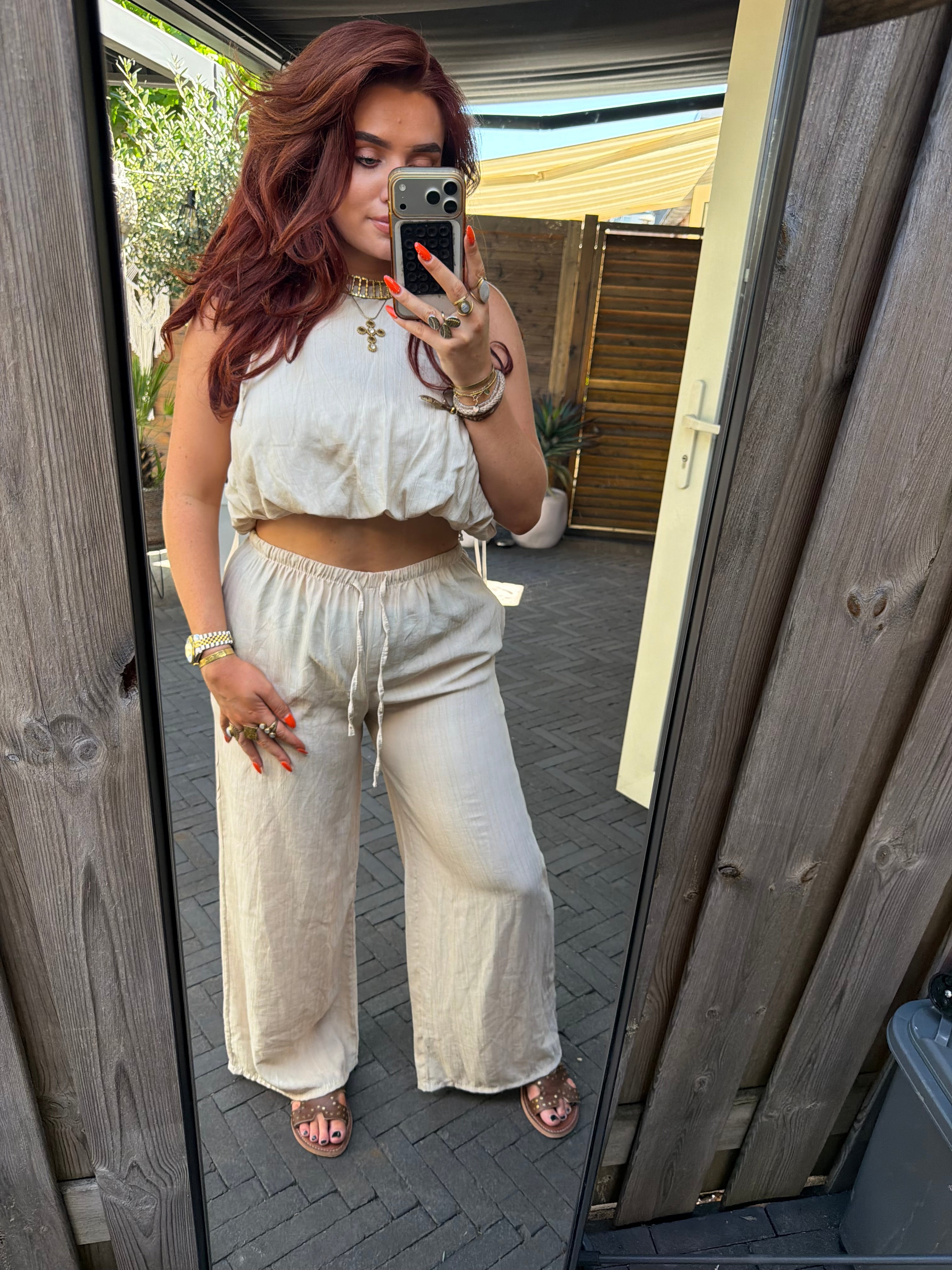 Set donna beige