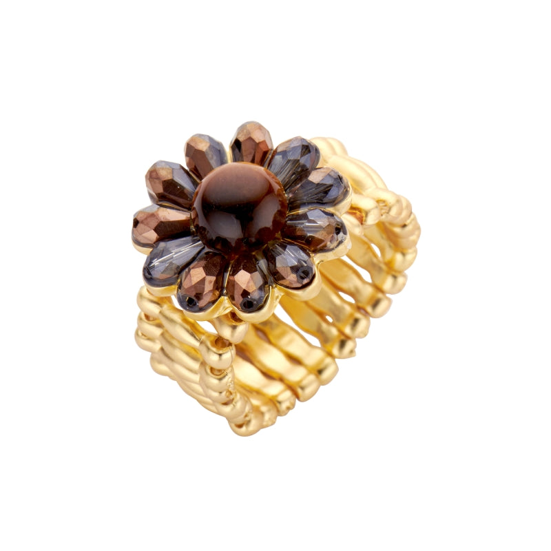 Elastieken Ring Brown