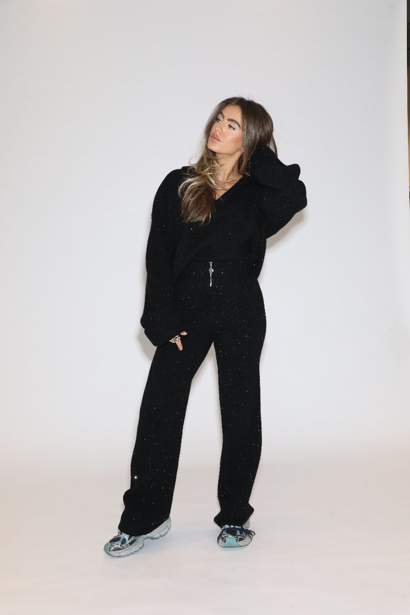 Giorgia Hoodie Black