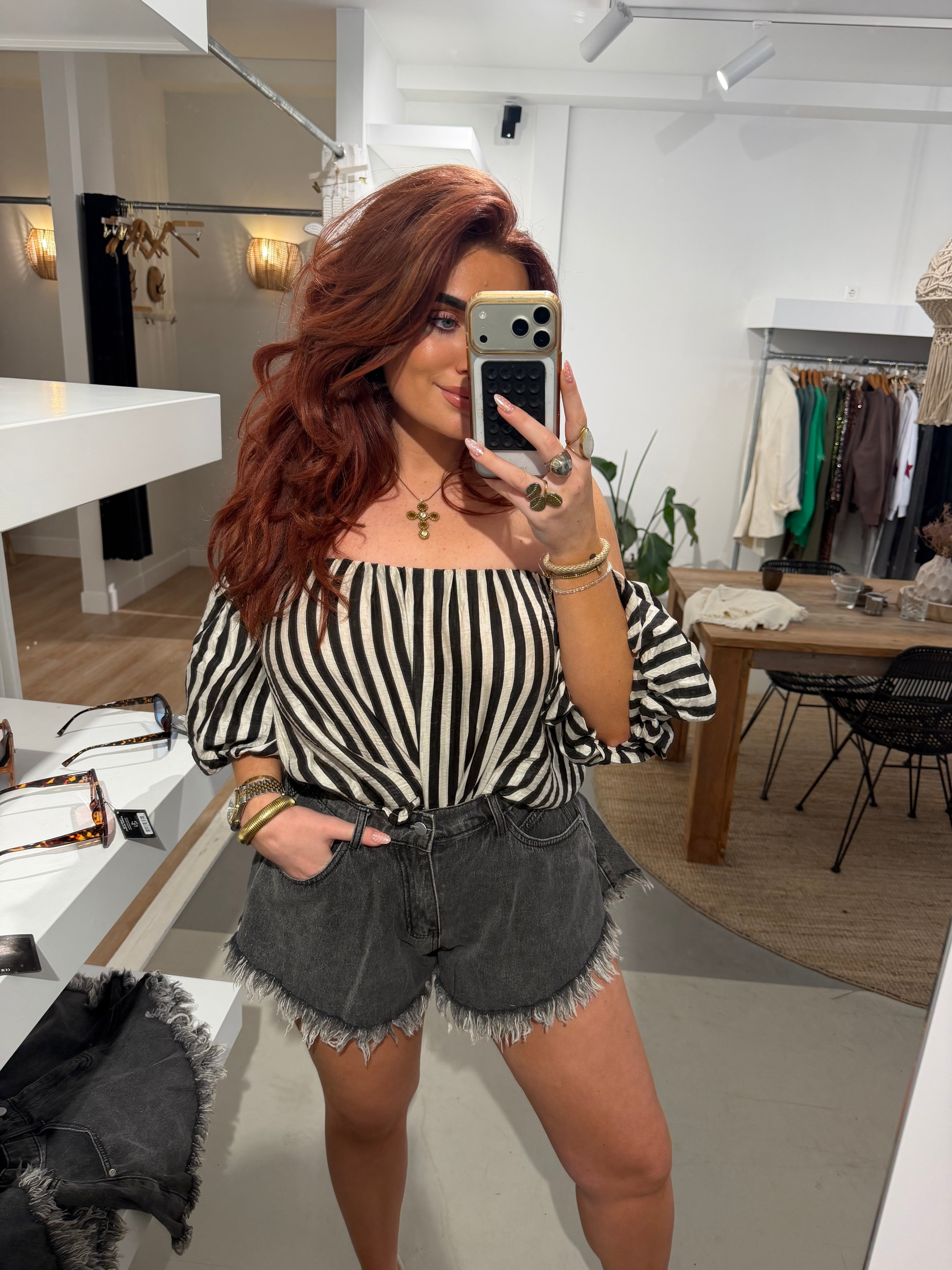 Top Sofie zwart
