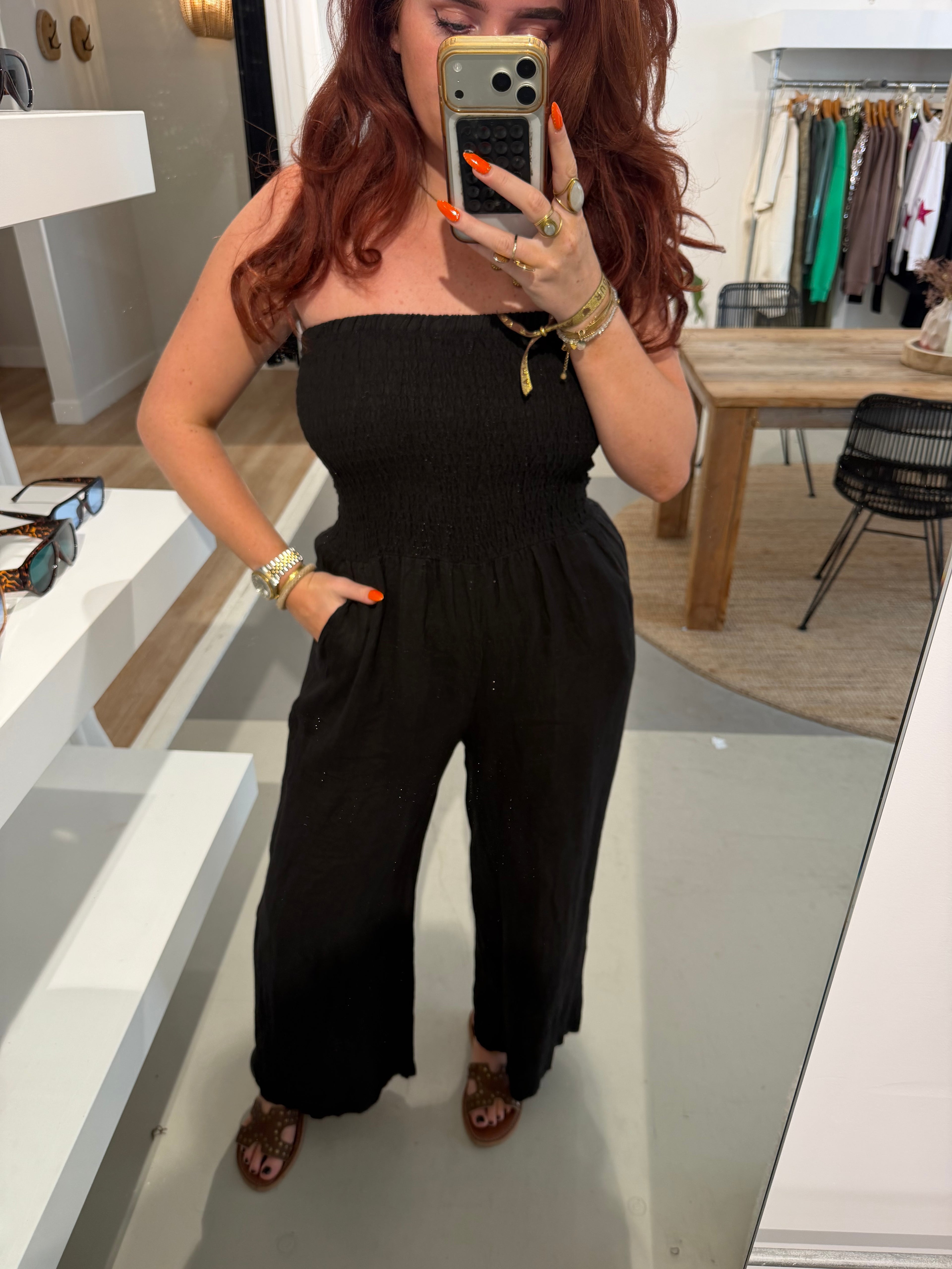 Jumpsuit zwart