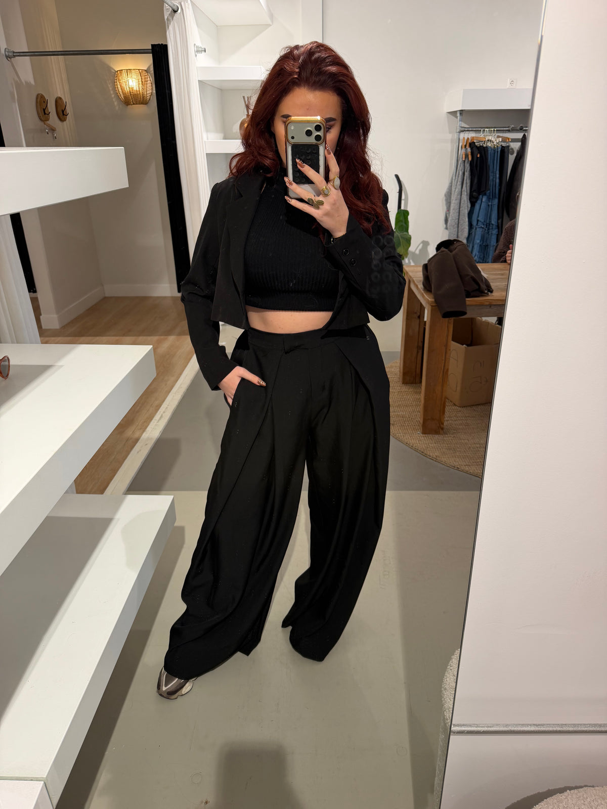 Pantalon nikkie zwart