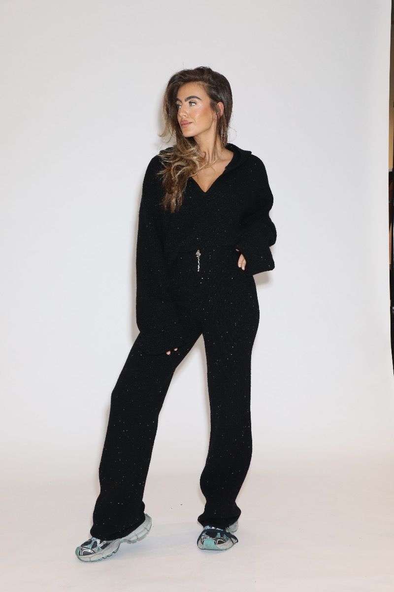 Giorgia Hoodie Black