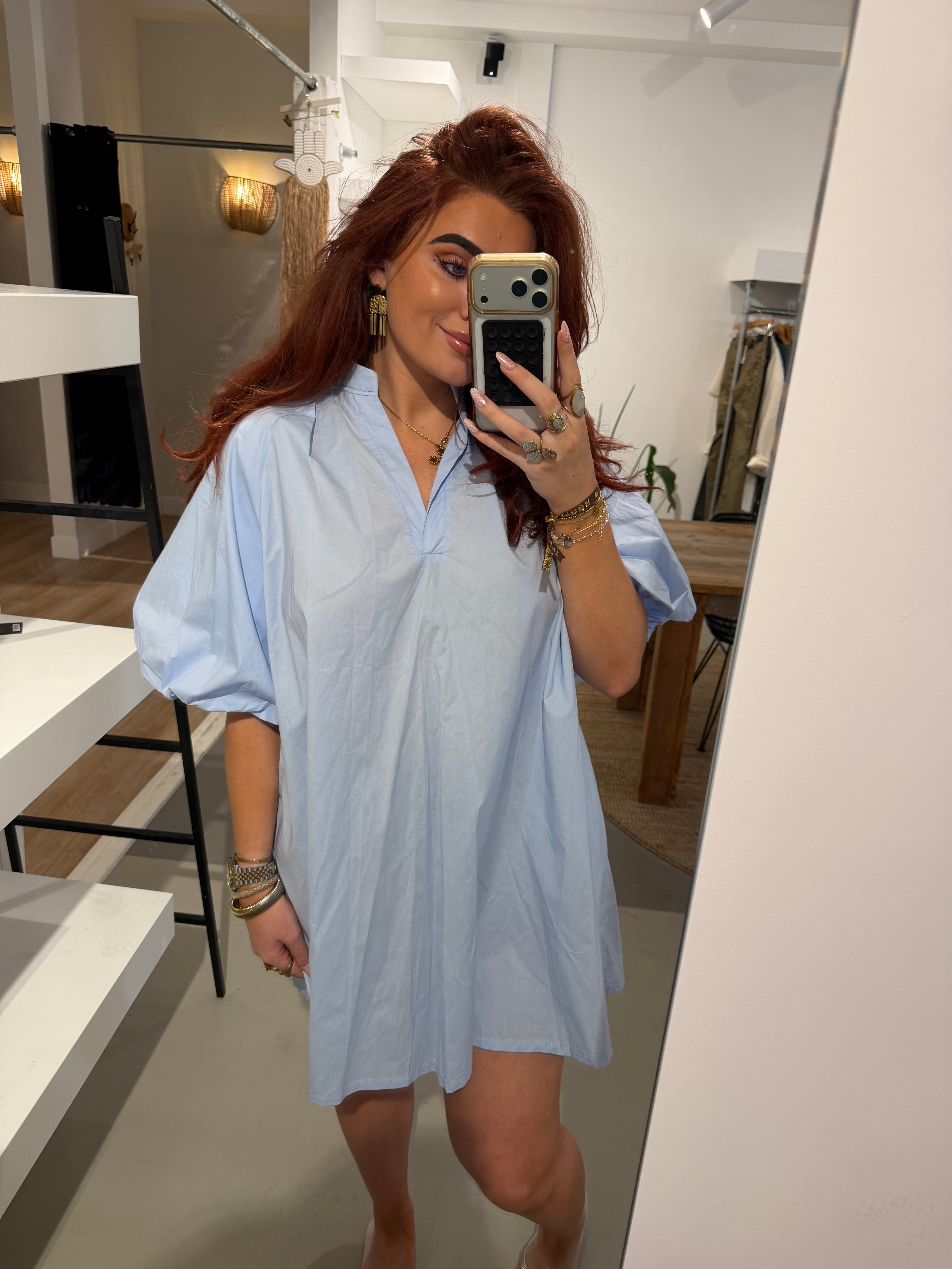 Jurk anna blauw