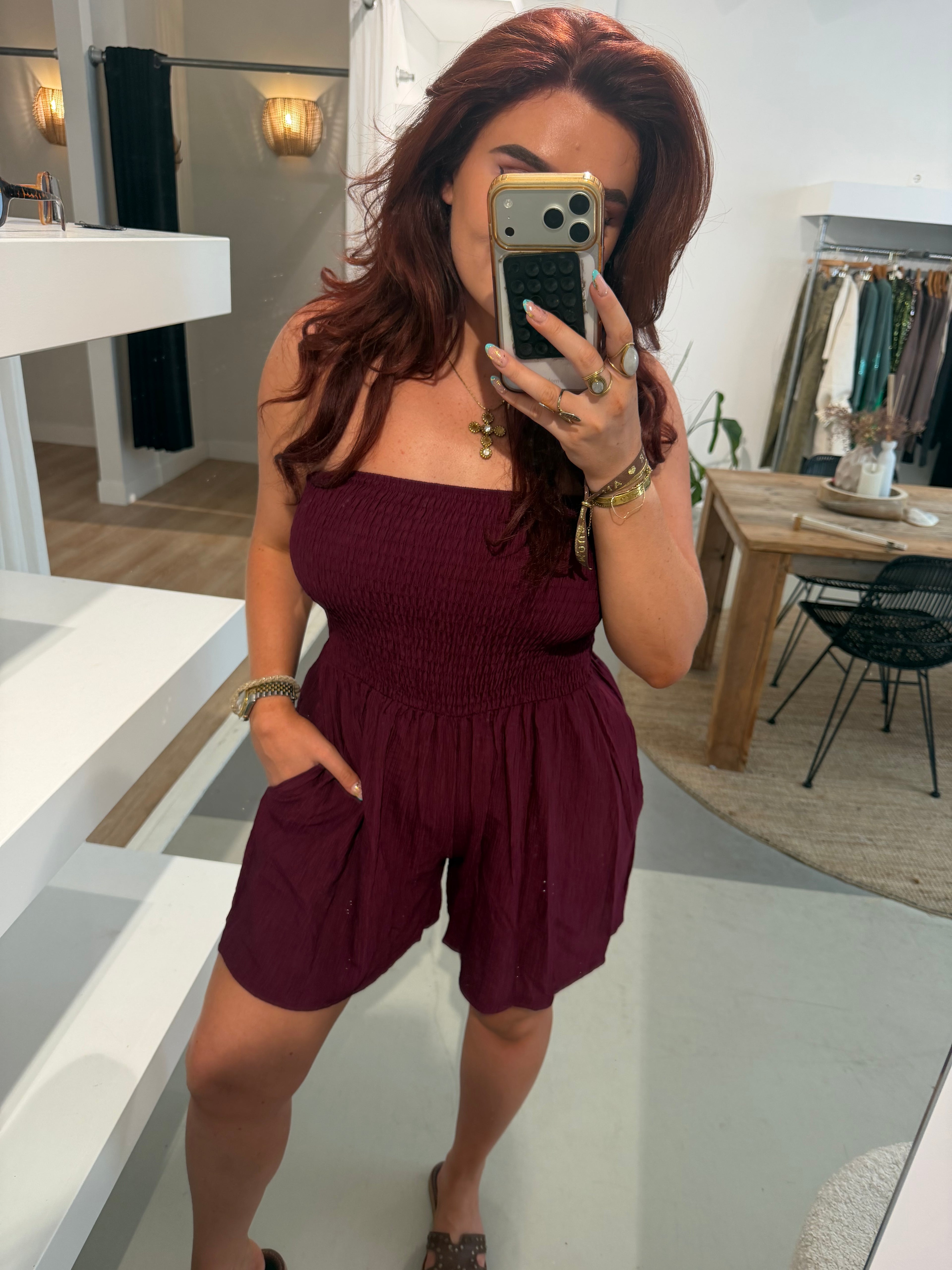 Jumpsuit britt aubergine
