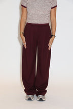 Marijn Pants Maroon