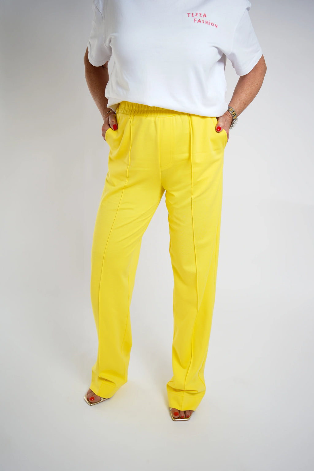 Tezza Pantalon Geel