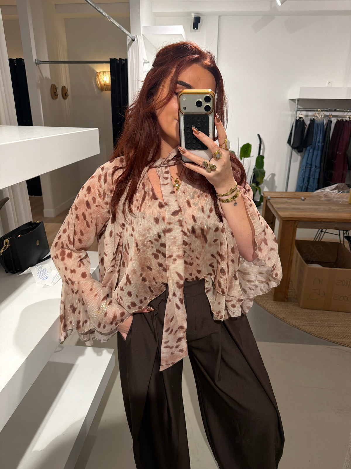 Blouse bambi beige