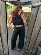 Set donna zwart