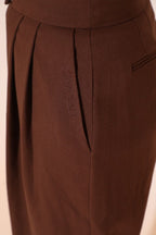 Marijn Pants Chesnut chocolate