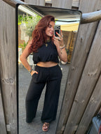Set donna zwart