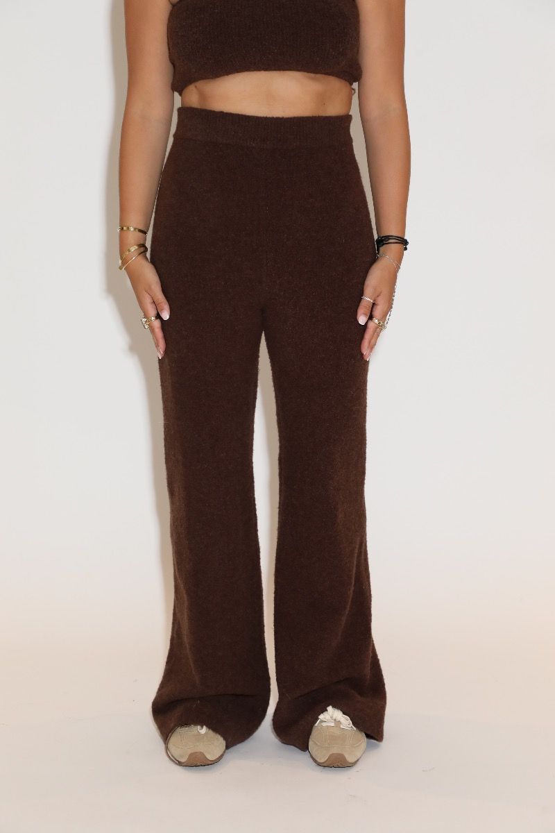 Winnie Wool Pants Chesnut Chocolate