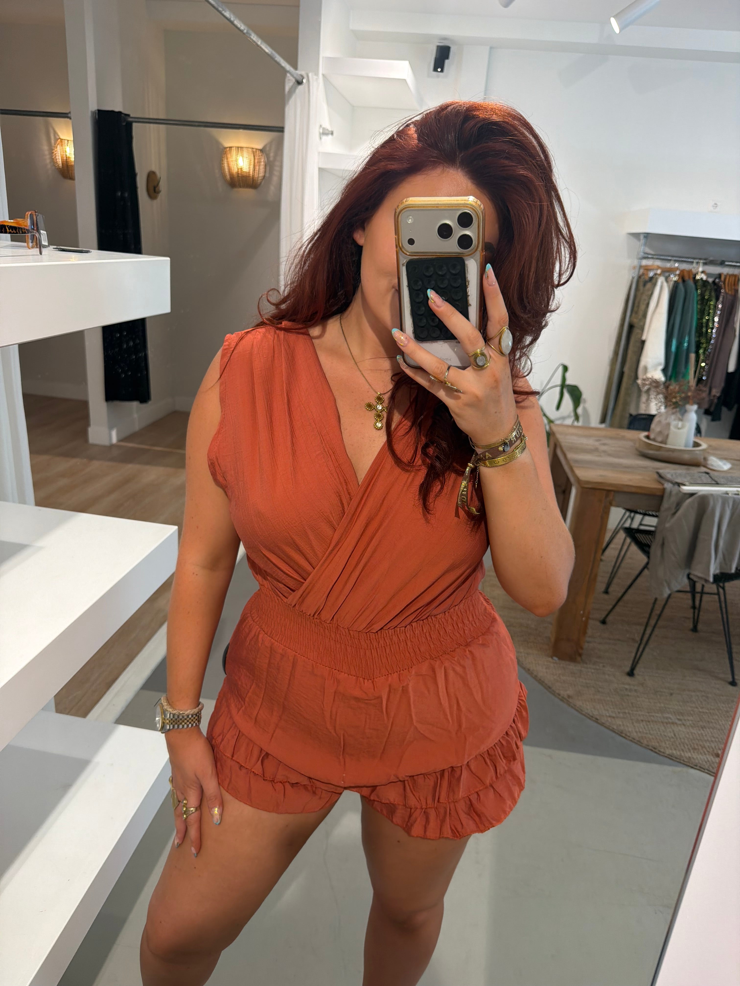Jumpsuit coco roest