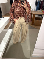 Pantalon nikkie beige