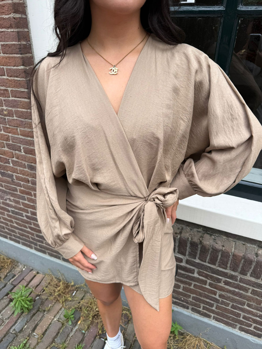 Jumpsuit ivy beige