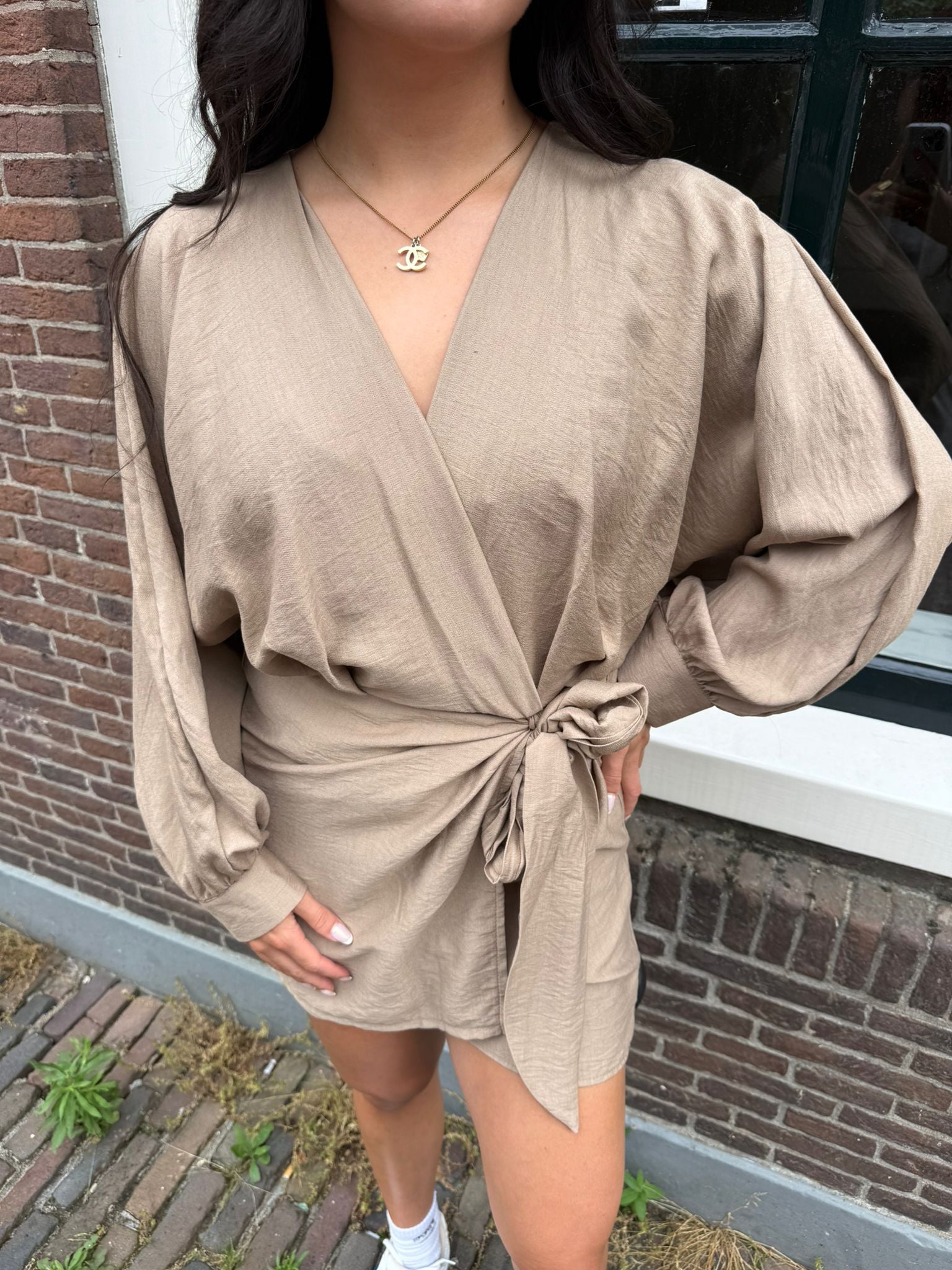 Jumpsuit ivy beige
