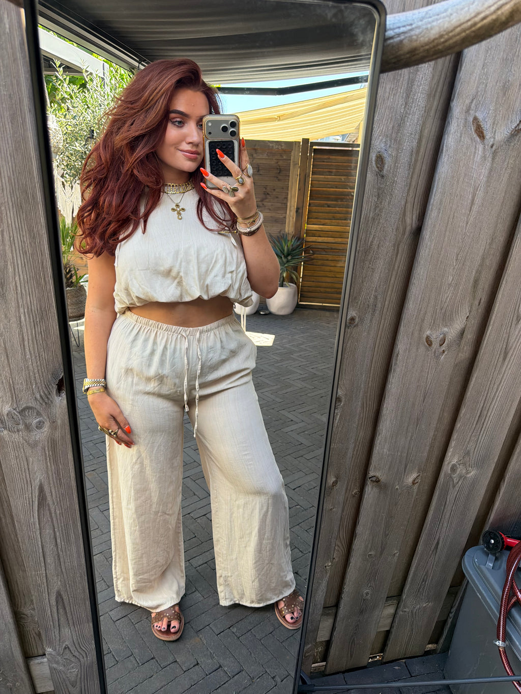 Set donna beige