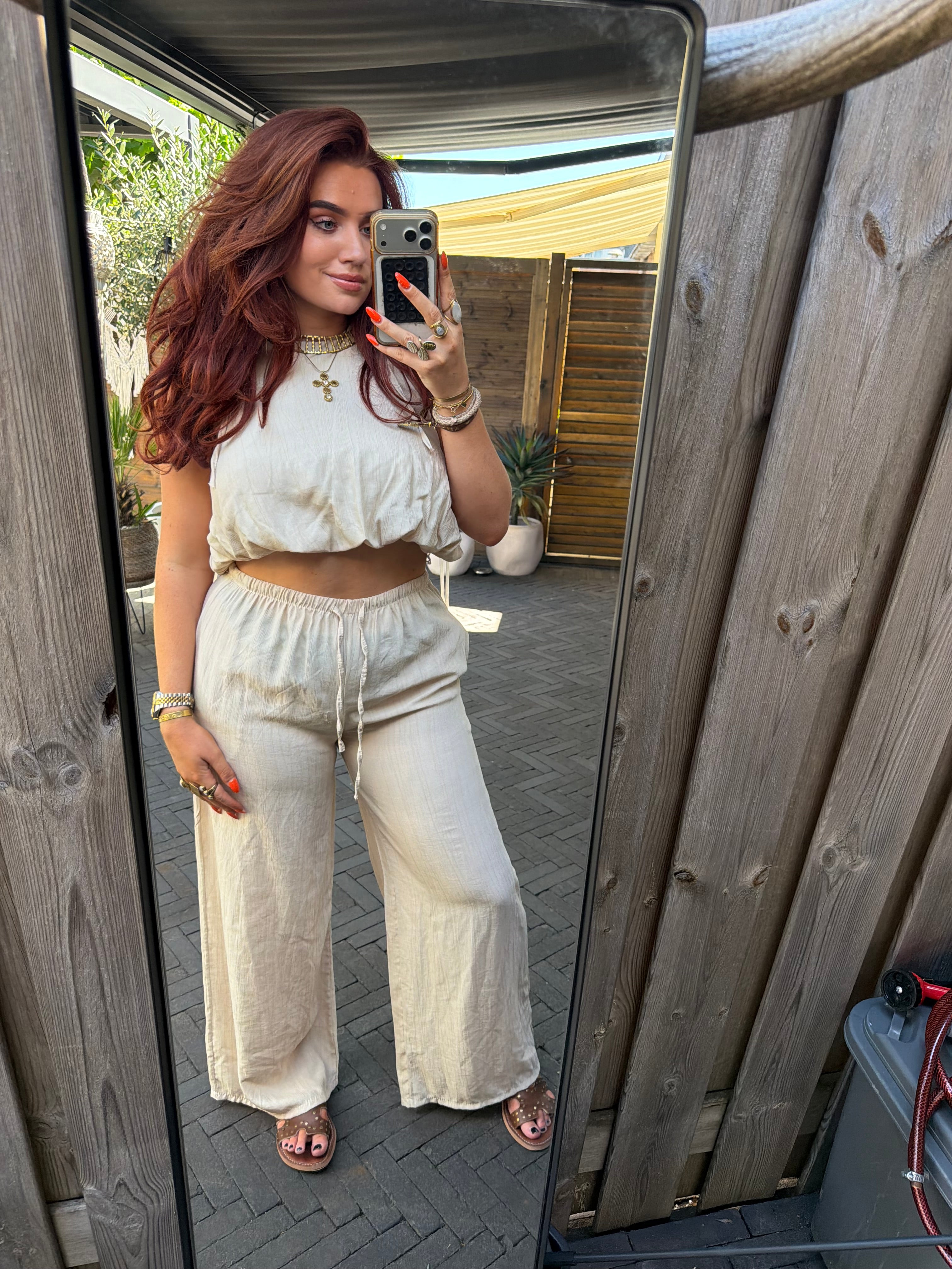 Set donna beige