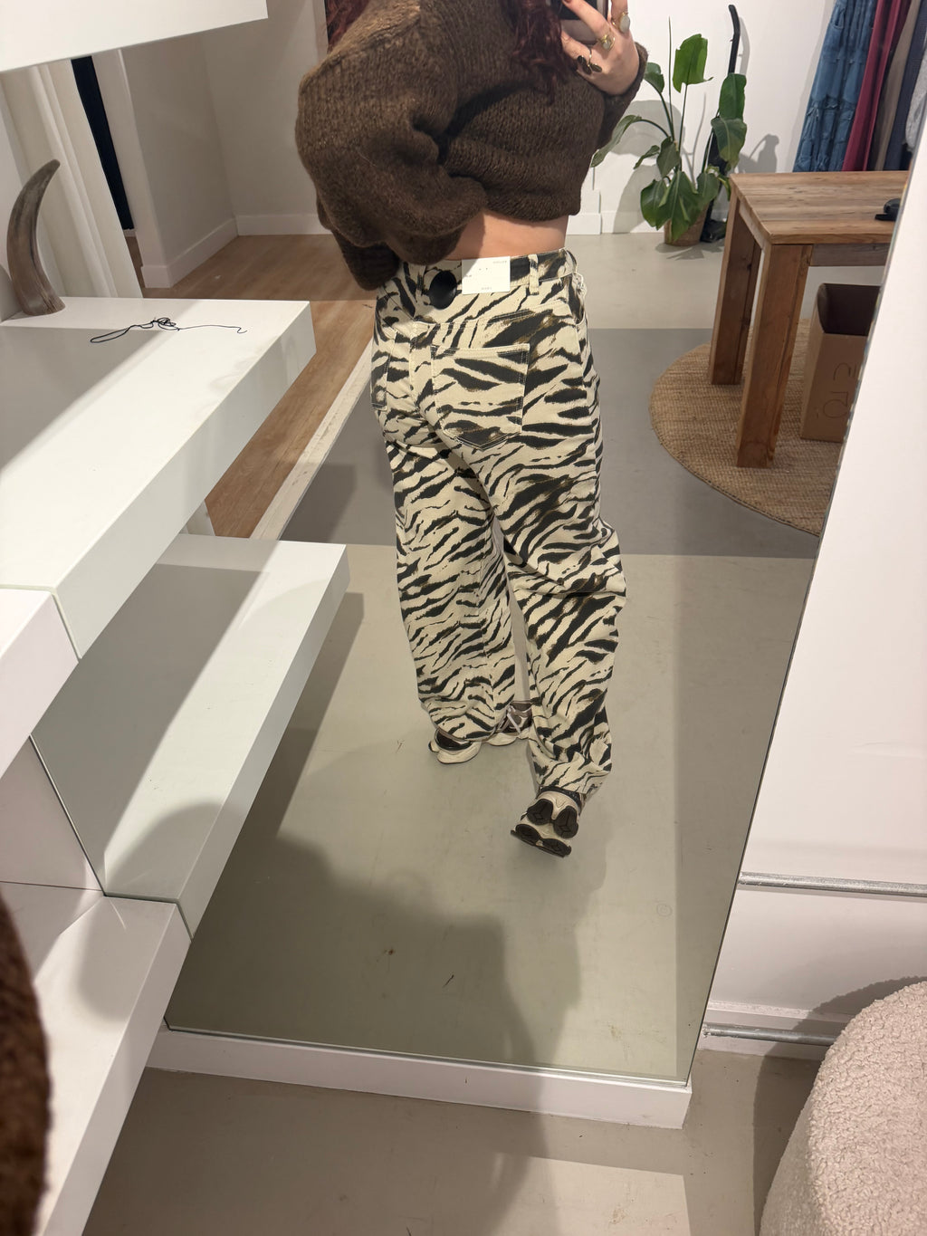 Zebra jeans