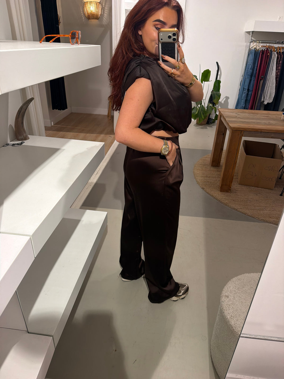 Pantalon hailey bruin