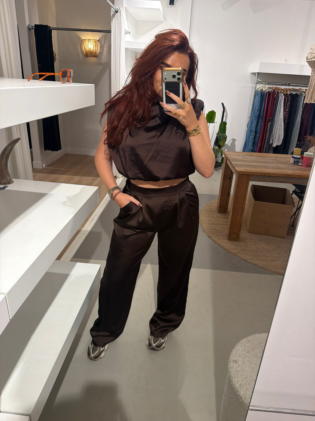 Pantalon hailey bruin